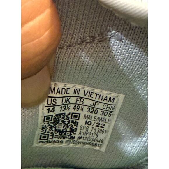 Adidas Adizero Afterburner Baseball Cleats Size 13.5 Gray White Metal Spikes NWT - Picture 5 of 7